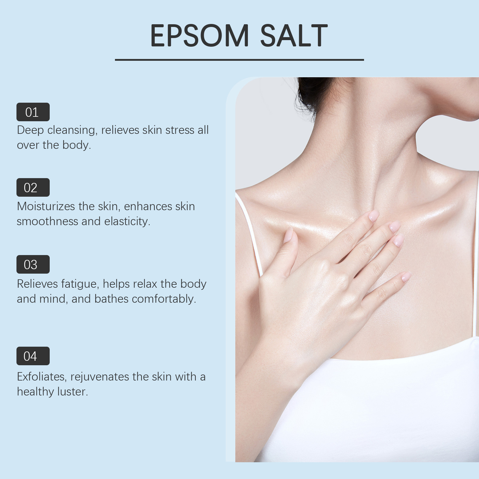 OceAura Epsom Salt Bath Stress - огляд і ціна Bath Salts Magnesium