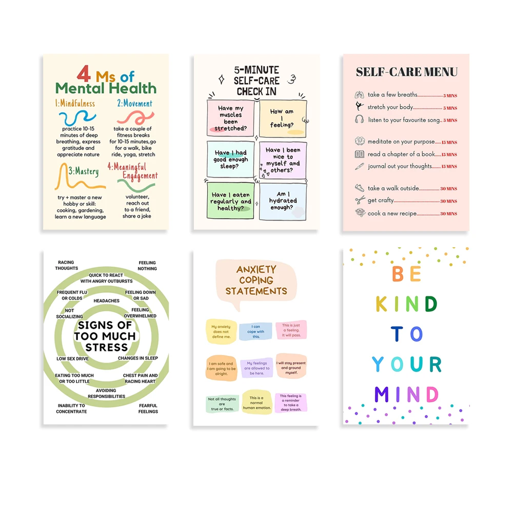 Self Care Check In Poster, Men - огляд і ціна Therapy Health And Wellness