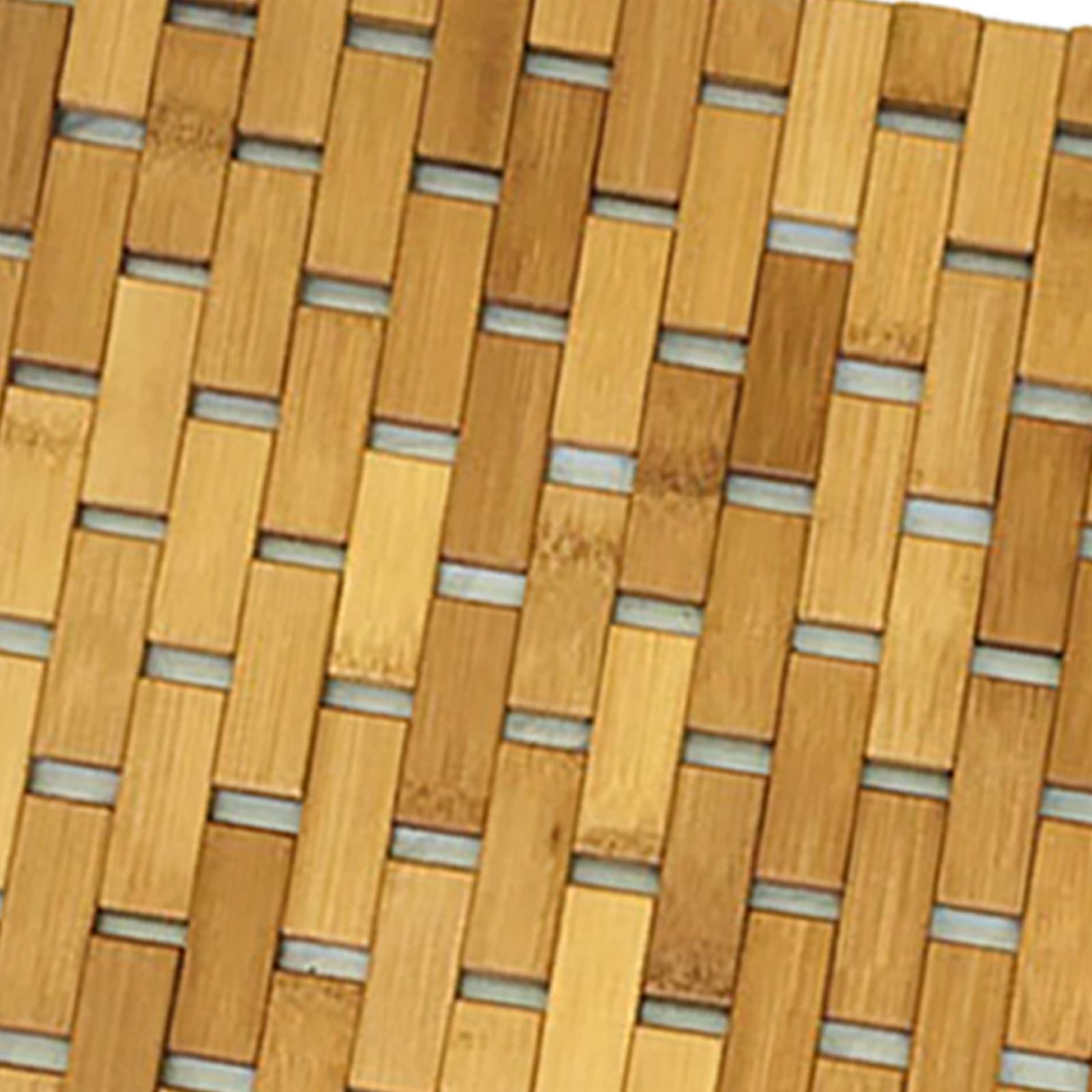 Non Slip Bamboo Wood Bathroom  - огляд і ціна Bamboo Bath Mat