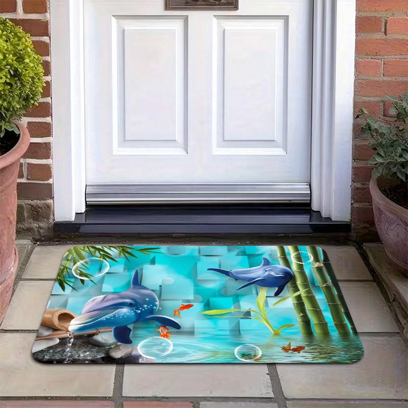 1 Piece Underwater Dolphin Bam - огляд і ціна Bamboo Bath Mat