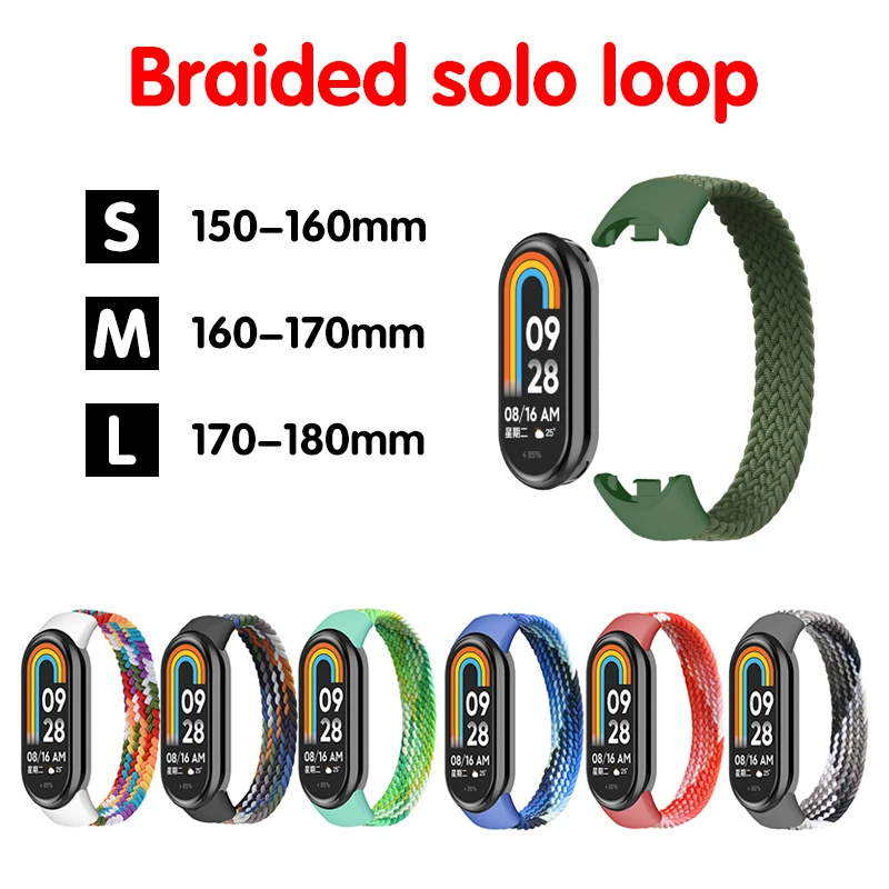 Strap for Mi band 7 8 6 5 Nylo - огляд і ціна Health Wellness Bracelet